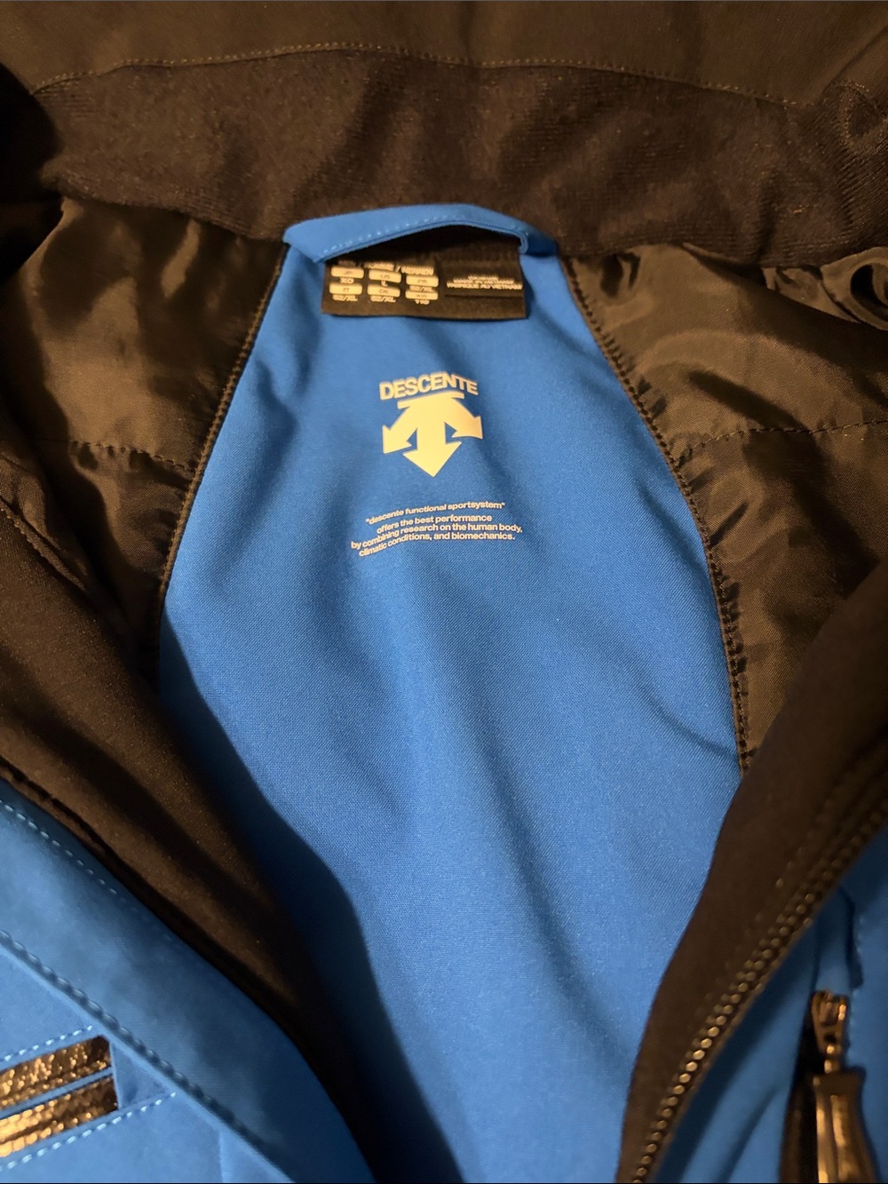 Descente Finder Men's Blue & Black Ski Jacket
